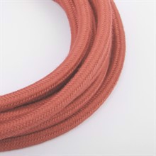 Dusty peach textile cable