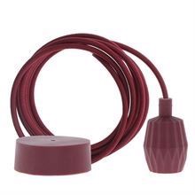 Mulberry textile cable 3 m. w/mulberry Plisse lamp holder cover