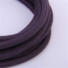Dusty deep purple textile cable
