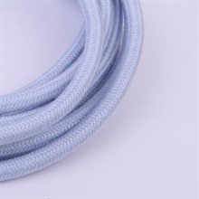 Dusty Baby blue textile cable