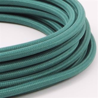 Ocean blue textile cable
