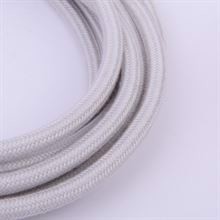 Dusty Offwhite textile cable