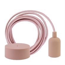 Copper textile cable 3 m. w/nude New lamp holder cover