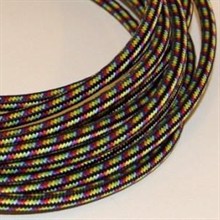 Black Multi textile cable