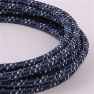 Blue Mix textile cable