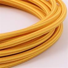 Yellow Mix textile cable