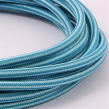 Turquoise Stripe textile cable