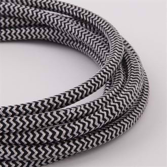 Silver Snake textile cable