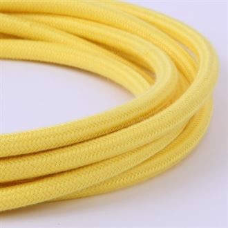 Dusty Yellow textile cable
