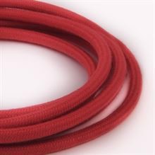Dusty Red textile cable