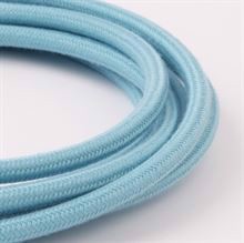 Dusty Clear blue textile cable