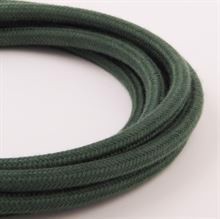 Dusty Dark green textile cable