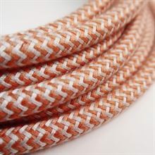 Dusty Peach Snake textile cable