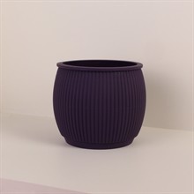 Chubby flowerpot Deep purple