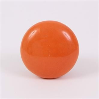 Orange flat knob