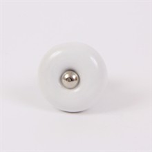 White classic knob large
