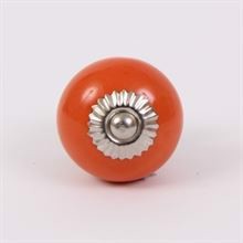 Orange round knob