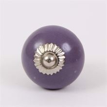 Purple round knob
