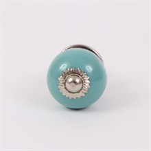 Turquoise round knob small