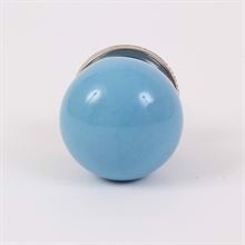 Blue round knob large