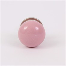 Pink round knob small