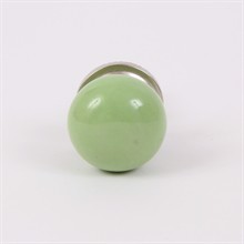 Green round knob small
