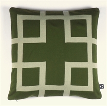 Cushion cover Knitted 50x50 Square Pesto