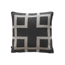 Cushion cover Knitted 50x50 Square Grey