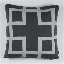 Cushion cover Knitted 50x50 Square Grey