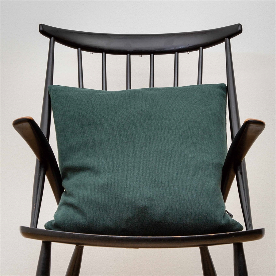 Cushion cover Fine knit 50x50 Dark green