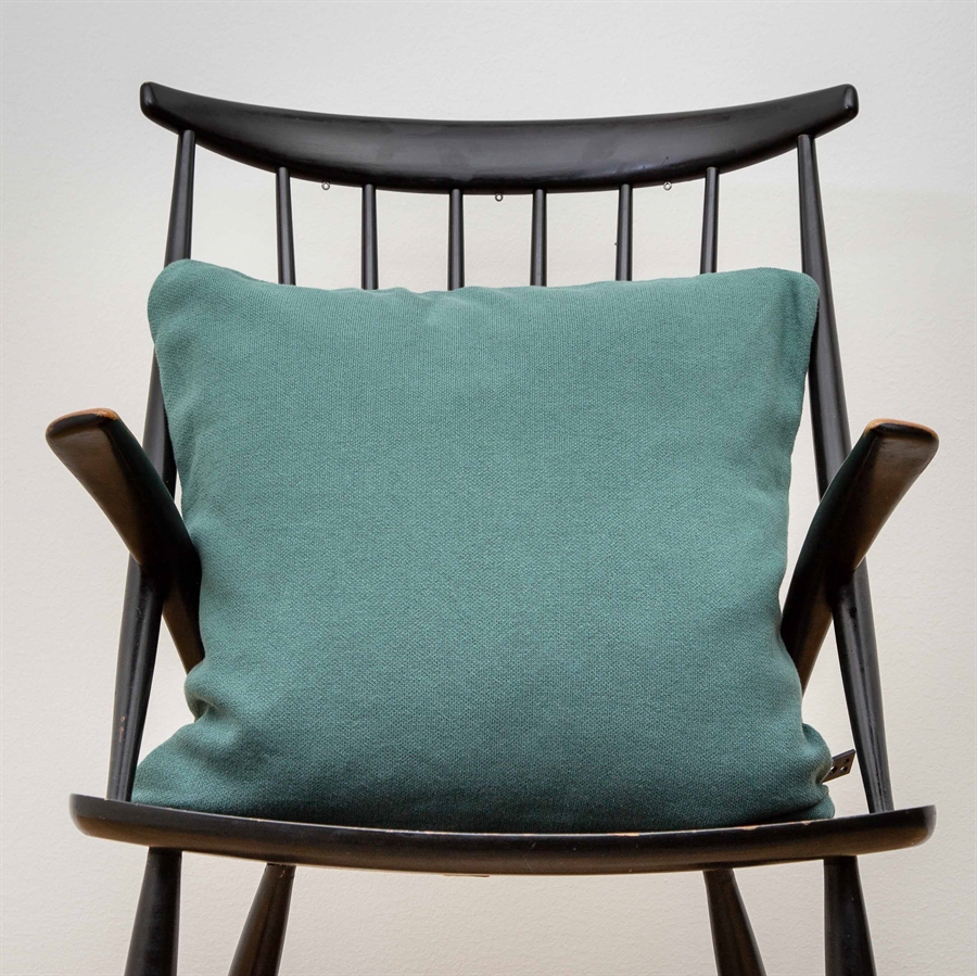 Cushion cover Fine knit 50x50 Ocean blue