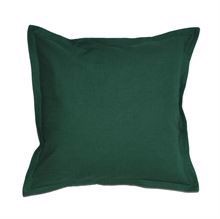Cushion cover w/flounce 50x50 Dark green