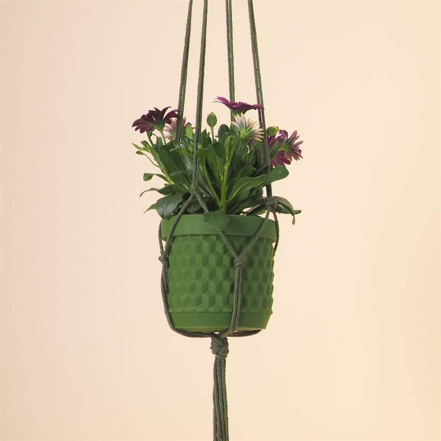 Plant hanger 120 cm. Olive green