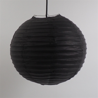 Ricepaper lamp shade 40 cm. Black