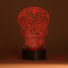 3D LED Night light Skull