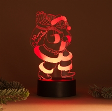 3D LED Night light Santa
