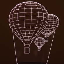 Plate for 3D Night light Airballoons