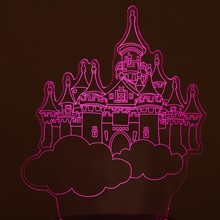 Plate for 3D Night light Castle