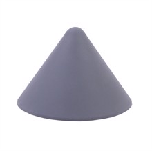 Dark grey silicone ceiling cup Cone
