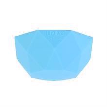 Pale blue silicone ceiling cup Facet