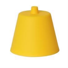 Yellow plastic ceiling cup Trapez